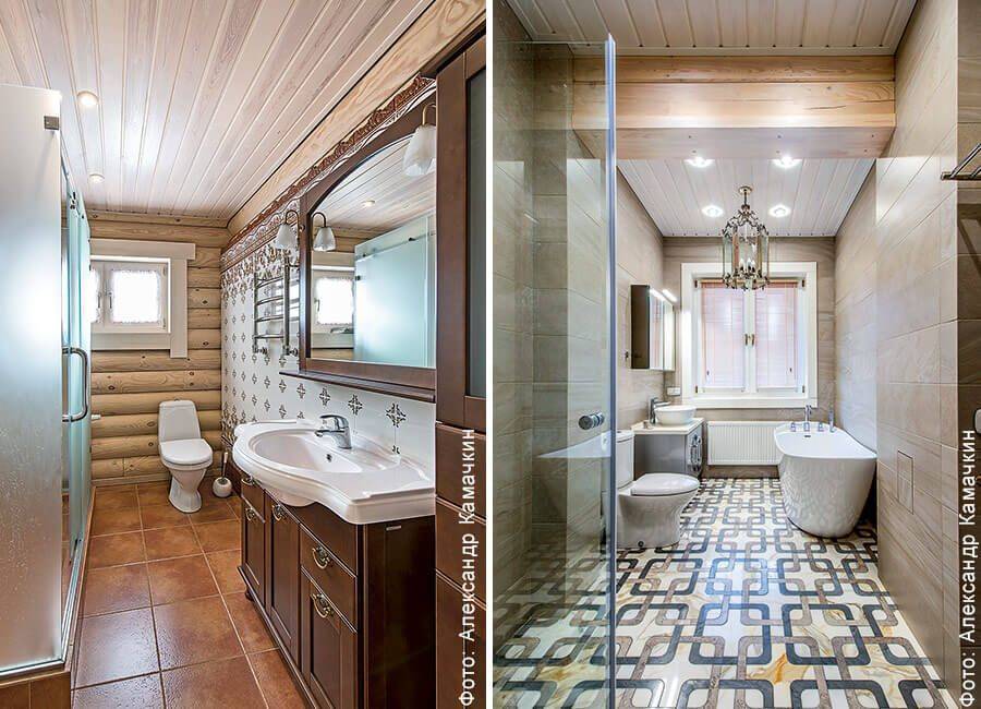 Чем отделать ванную комнату в деревянном доме своими руками: гидроизоляция и отделка (фото)