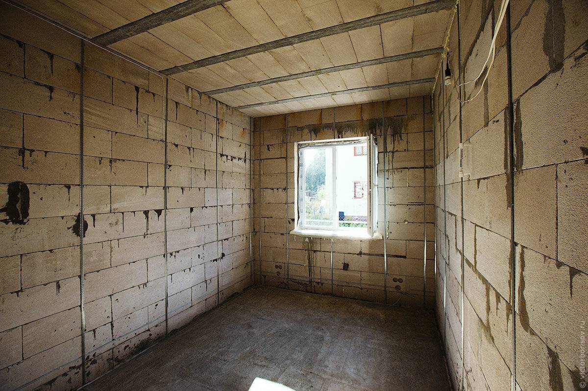 Внутренняя отделка дома из газобетона - материалы для отделки