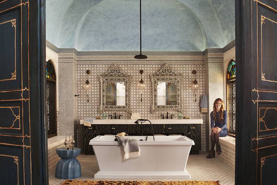 Марокканский стиль в интерьере ванной комнаты