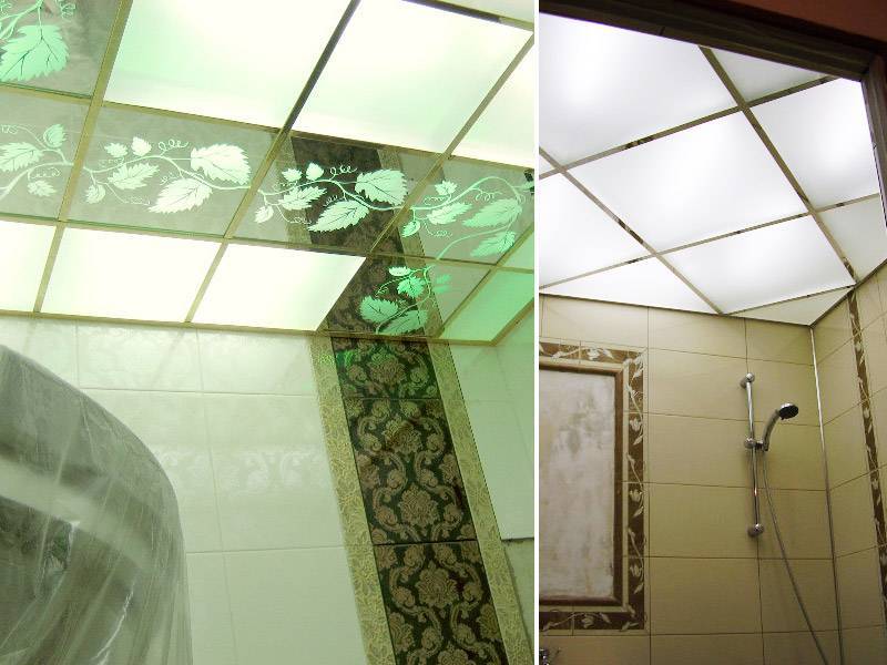 Зеркальный потолок в ванной комнате: виды, устройство и монтаж