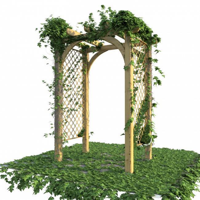 Садовая арка - проекты и идеи по применению в ландшафтном дизайне (145 фото)