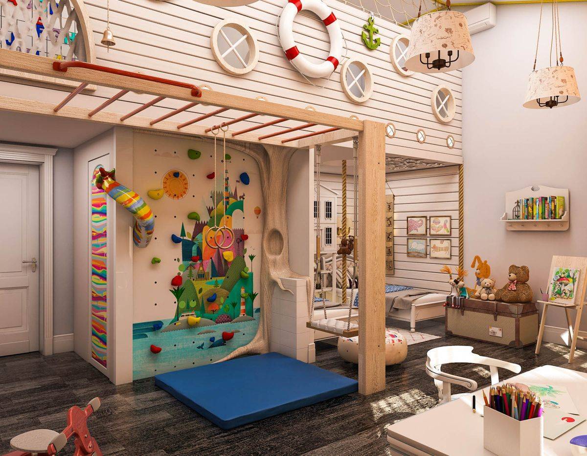 (+103 фото) дизайн детского сада современные идеи