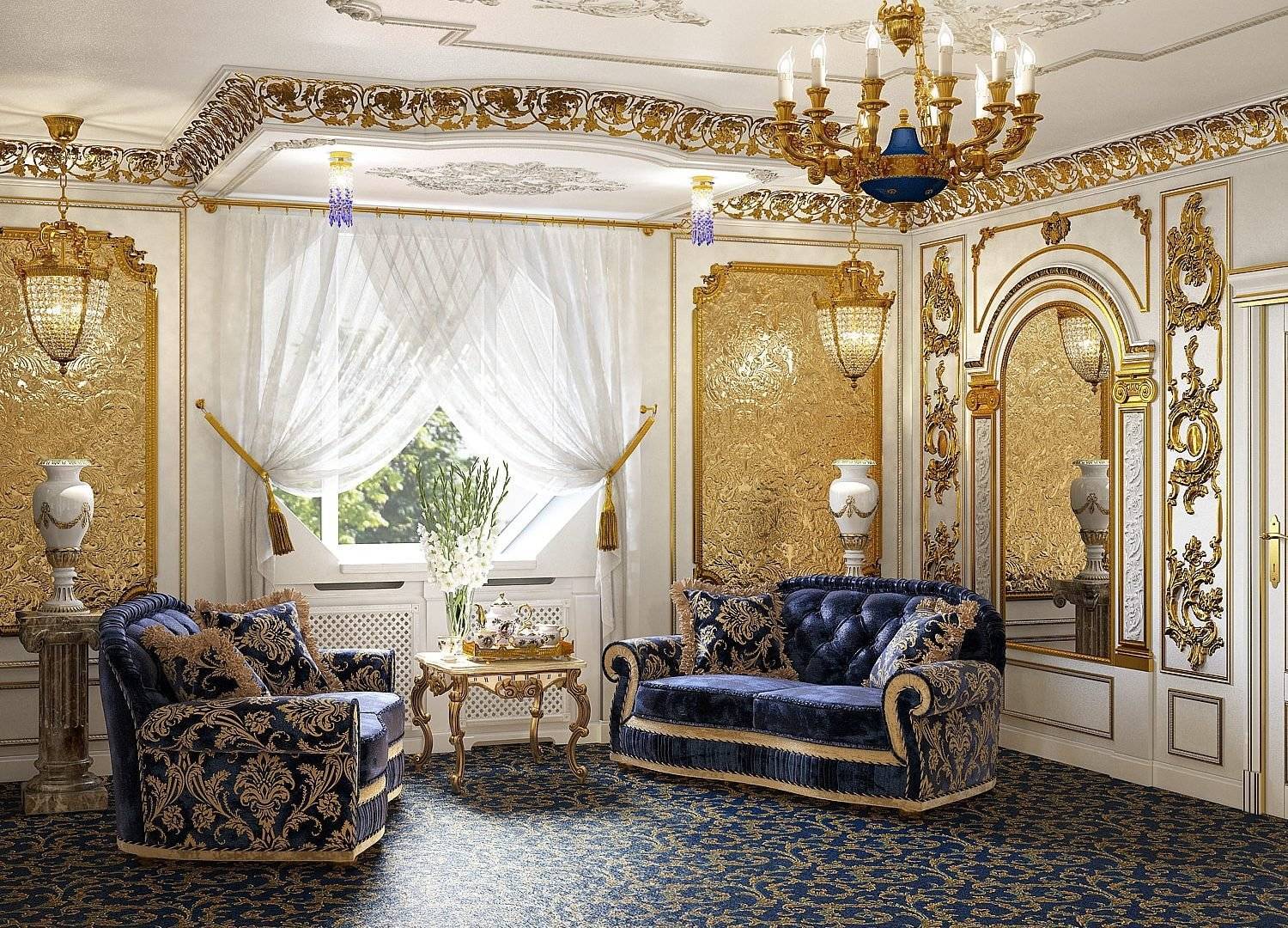Шик дворцового стиля в интерьере - о комнате