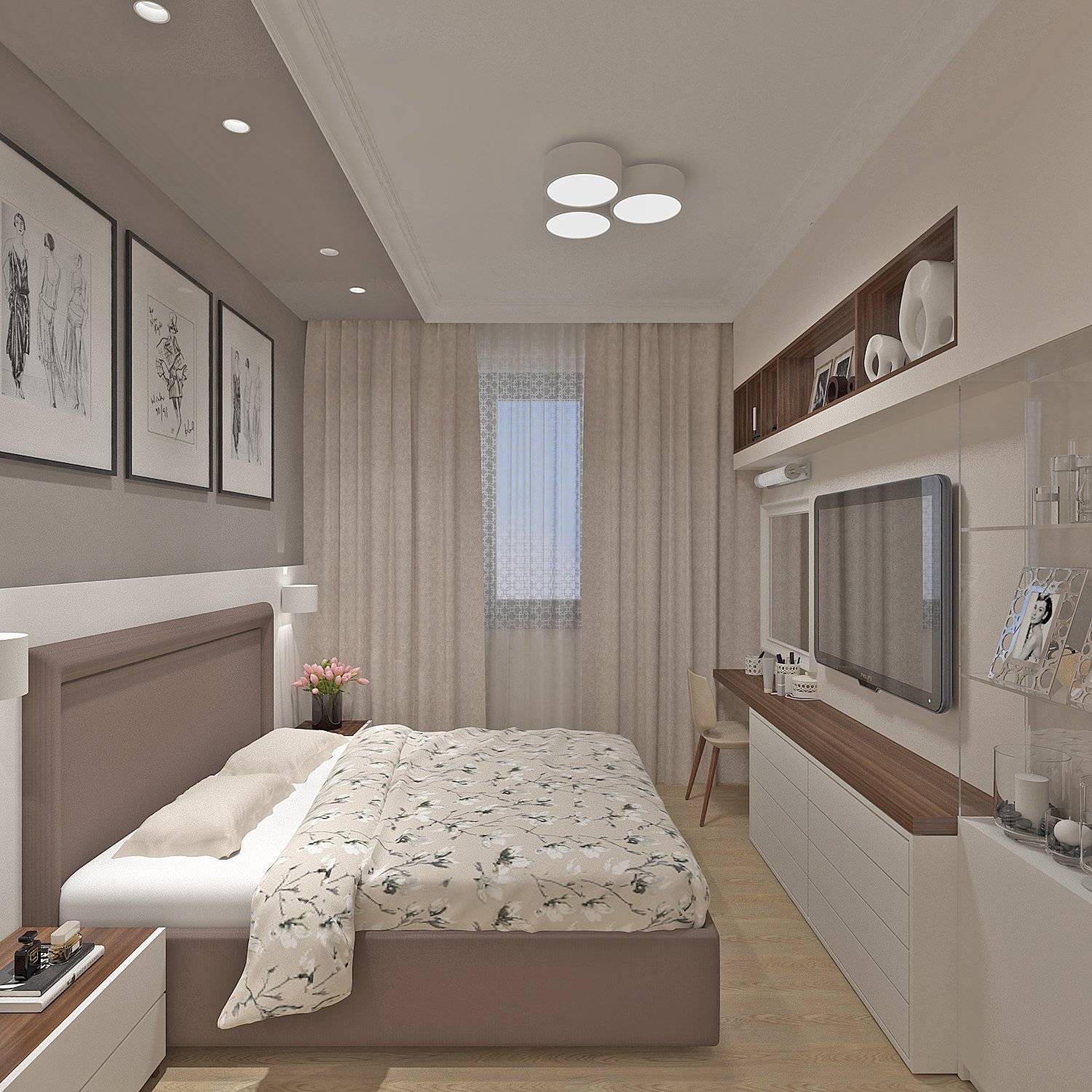 Спальня 11 кв. м. - 140 фото новинок дизайна. лучшие дизайн проекты и варианты планировки спальни