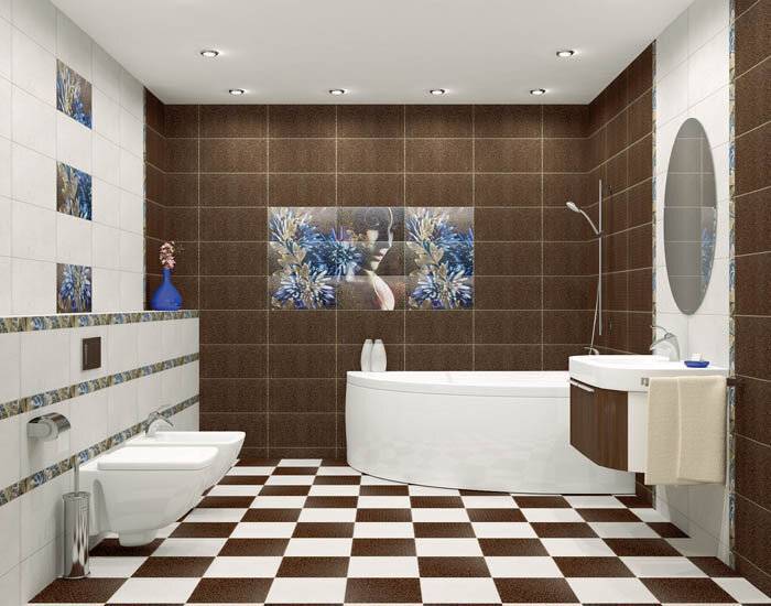 Фотоплитка для ванной комнаты: современный яркий дизайн