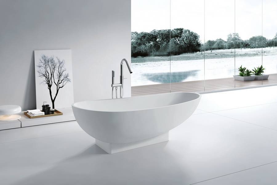 Овальная ванна (42 фото) — стильный предмет интерьера