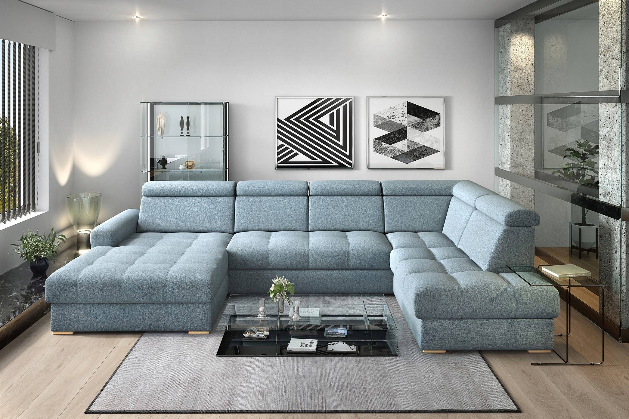 Гостиная с диваном посередине. как расположить угловые диваны в интерьере маленькой комнаты? фото и подсказки