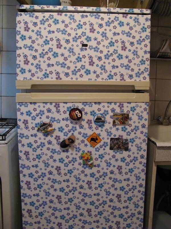 Как обклеить холодильник? пошаговая инструкция
