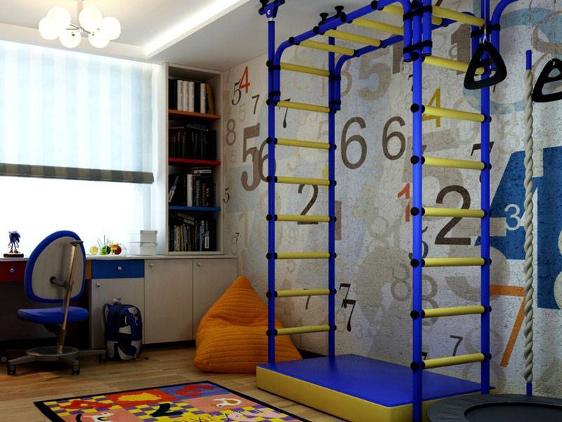 Детский спортивный комплекс в квартиру: интересный досуг и физическое развитие – советы по ремонту