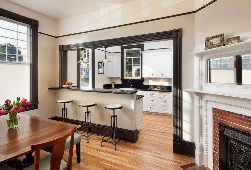 Кухня-гостиная - 130 фото зонирования и особенности украшения столовой