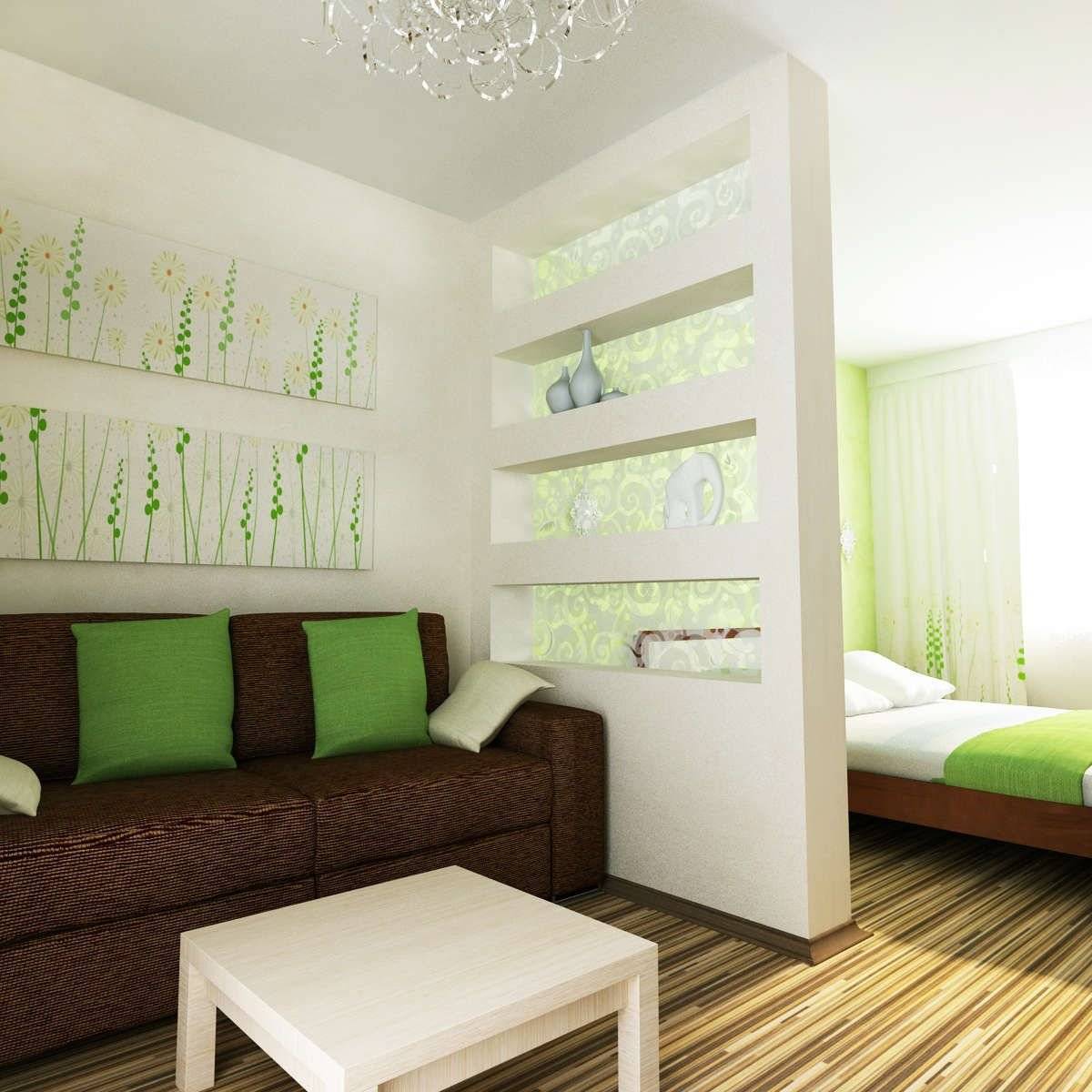 Зонирование комнаты на спальню и гостиную: 65 идей, фото реальных интерьеров спальни-гостиной