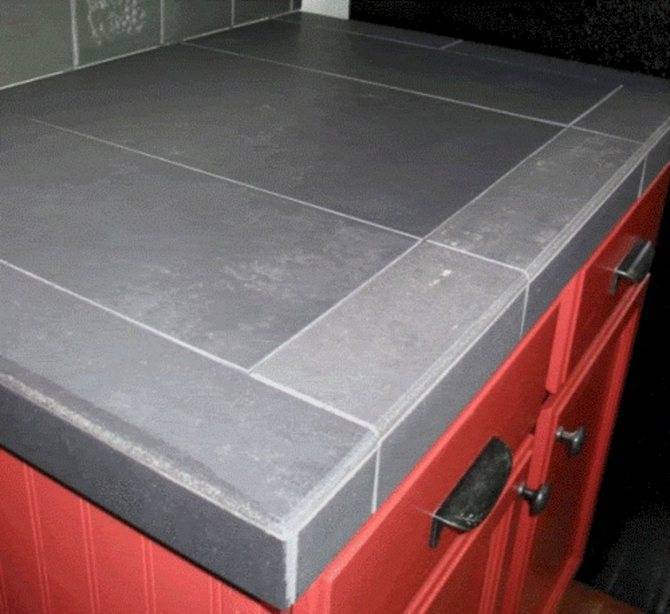 Столешница из плитки на кухню: как выложить керамическую плитку своими руками