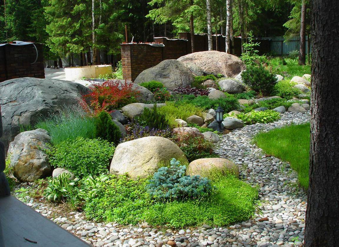 Камни для ландшафтного дизайна - советы по выбору и применению в ландшафтном дизайне камней (105 фото + видео)