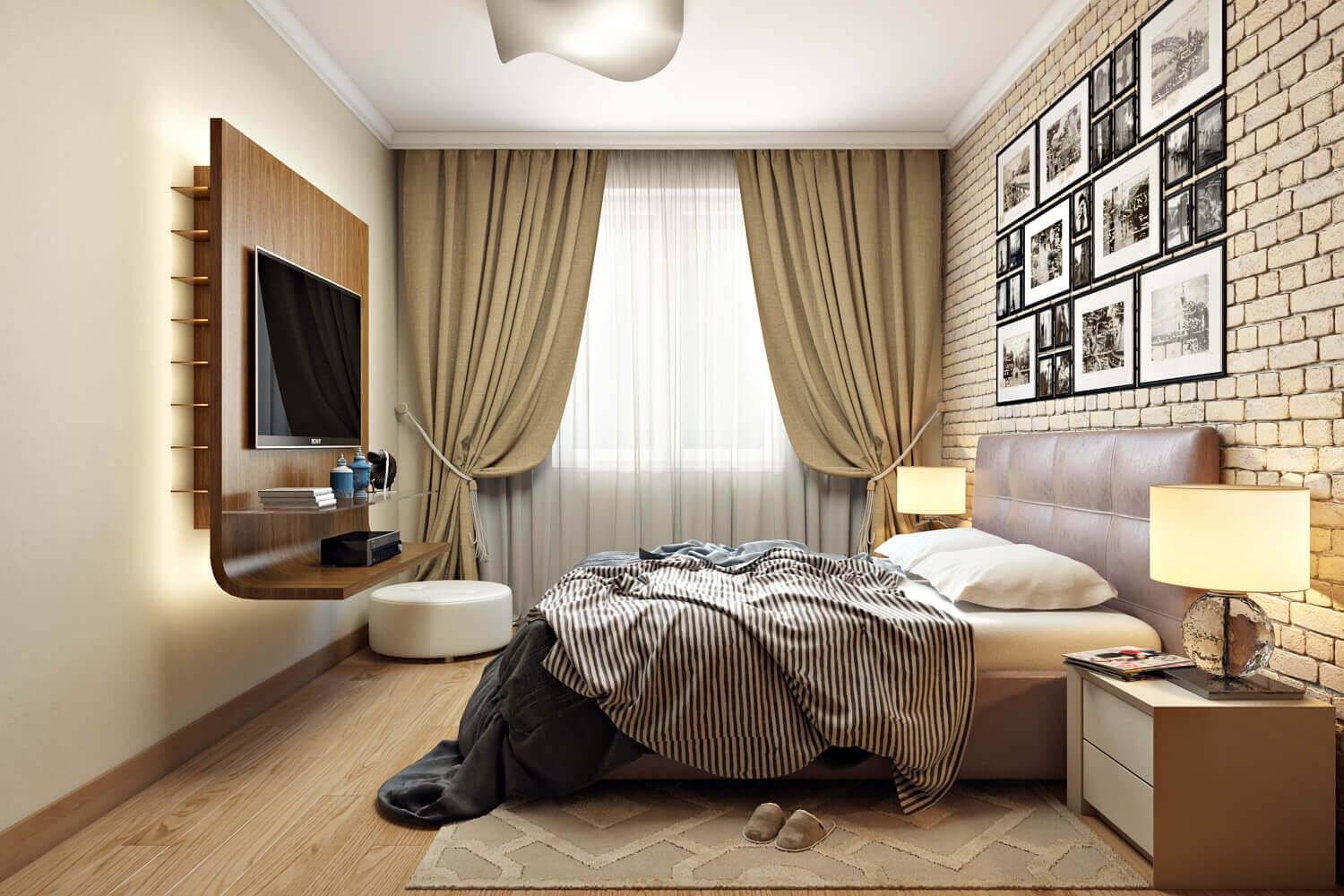 60+ красивых идей дизайна узкой спальни (фото)