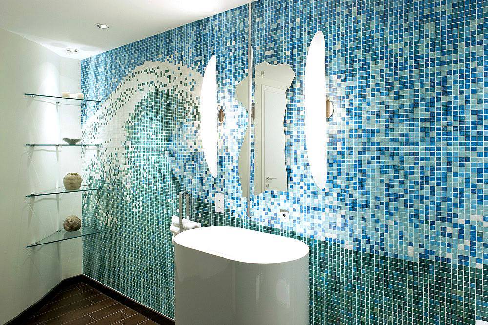 Плитка-мозаика для ванной комнаты: напольные и настенные покрытия, дизайн | дневники ремонта obustroeno.club