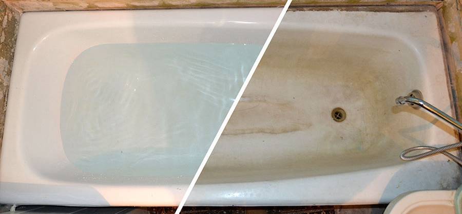 Что делать, если акриловая ванна пожелтела? чистим акриловую ванну от желтизны