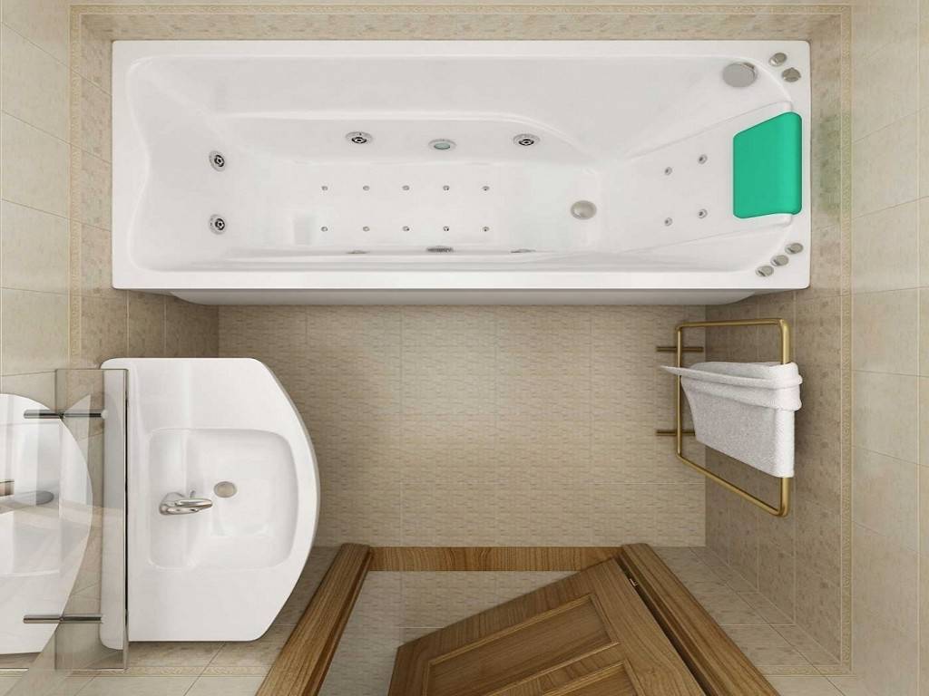 Дизайн маленькой ванной комнаты без туалета с ванной фото