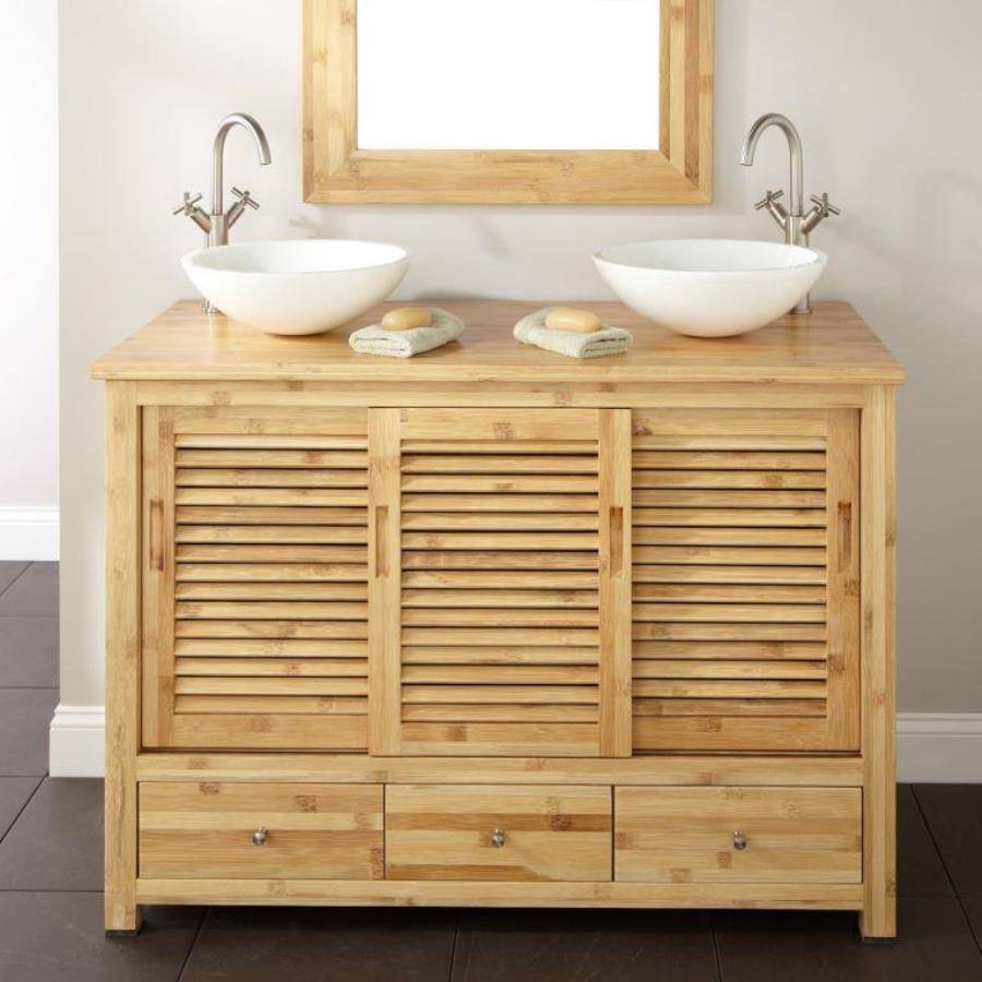 мебель в ванную из бамбука