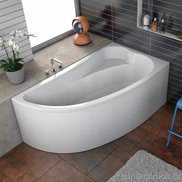 Асимметричная ванна: обзор популярных моделей с интересным дизайном, фото