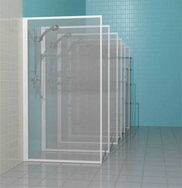 Перегородка для ванной (150 фото): виды, идеи дизайна и зонирования ванной комнаты