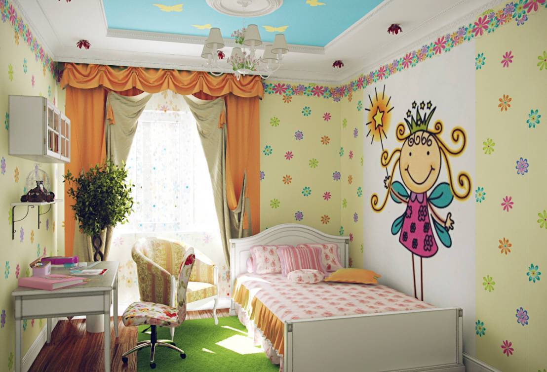 Как украсить детскую комнату своими руками?