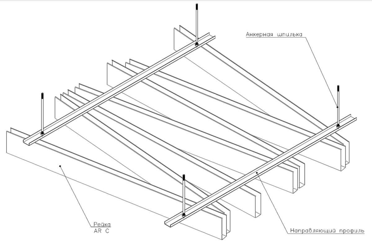 Как разобрать реечный потолок - иср "как сделать потолок"
