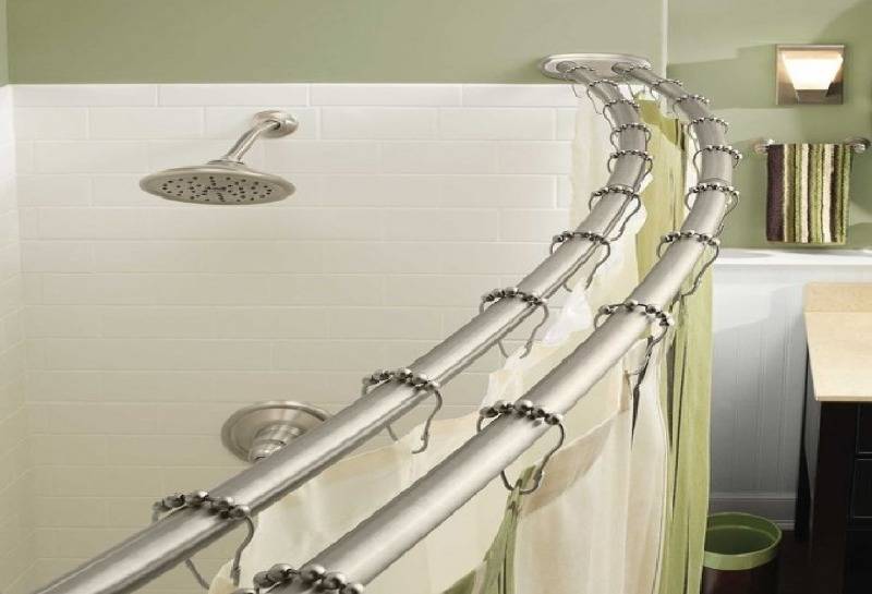 Крепления для шторки в ванной комнате: виды и типы держателей
