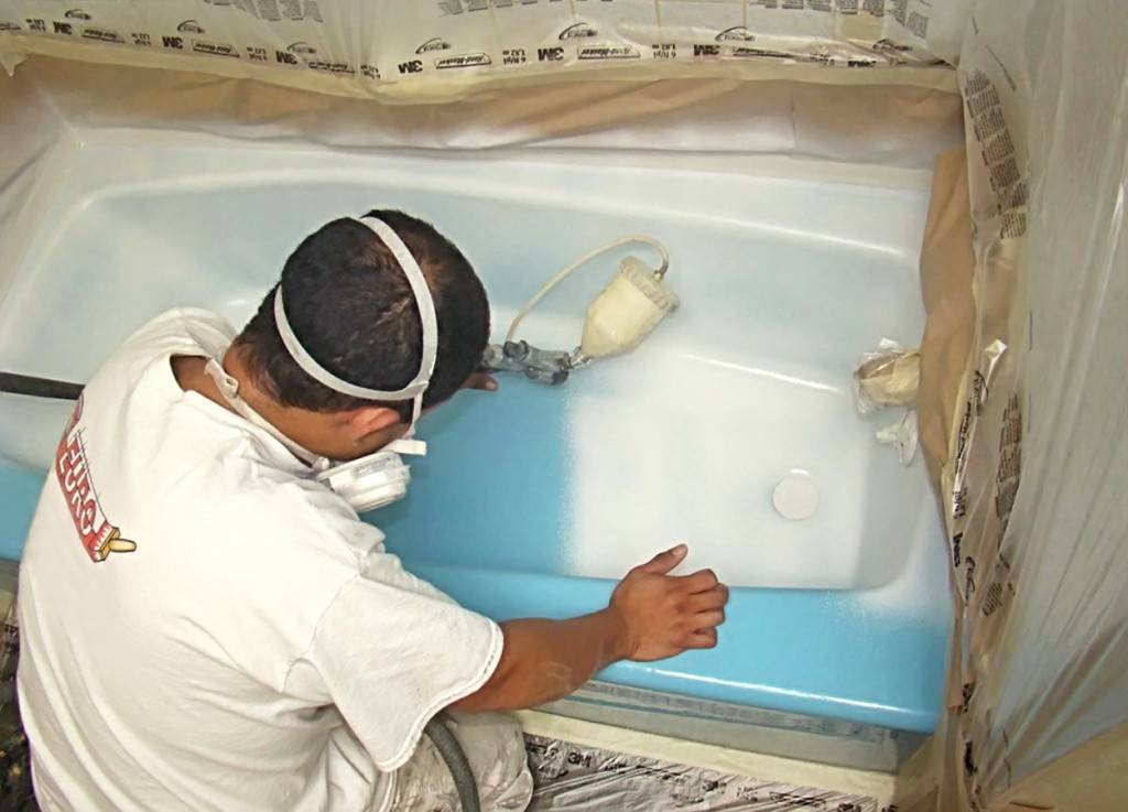 Как восстановить эмаль на чугунной ванне своими руками: способы реставрации