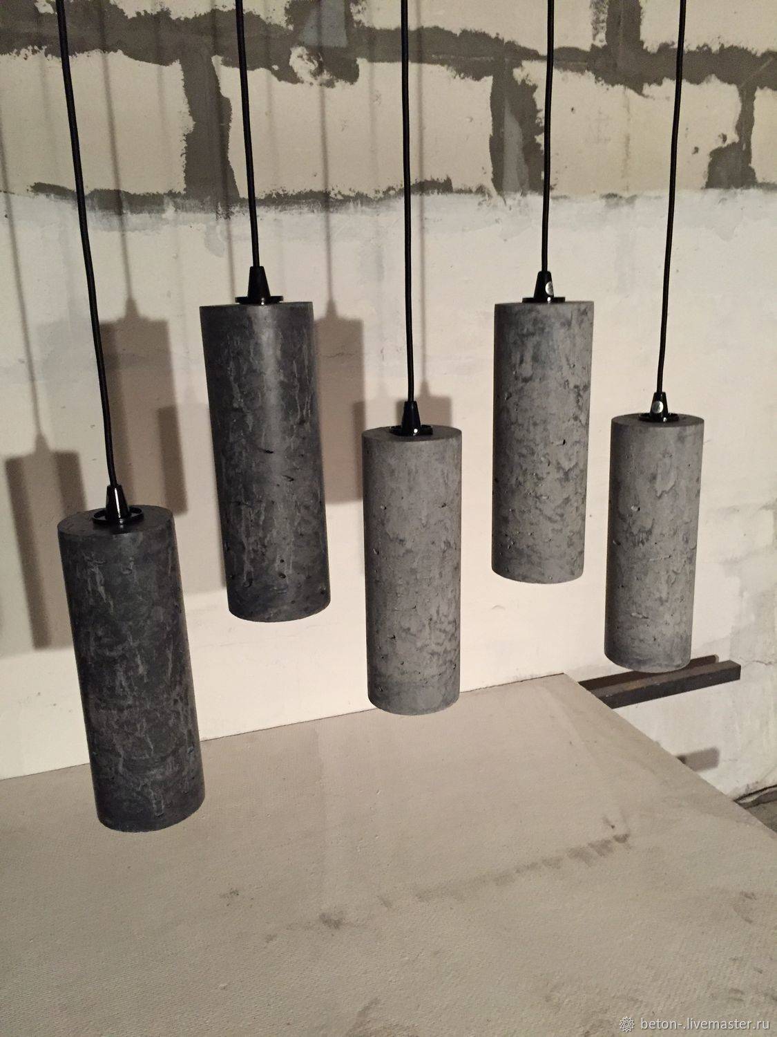 Лампы из бетона в стиле лофт – создаем дизайнерские плафоны своими руками