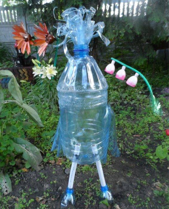 Поделки из пластиковых бутылок: основные идеи и варианты использования бытового пластика (90 фото)