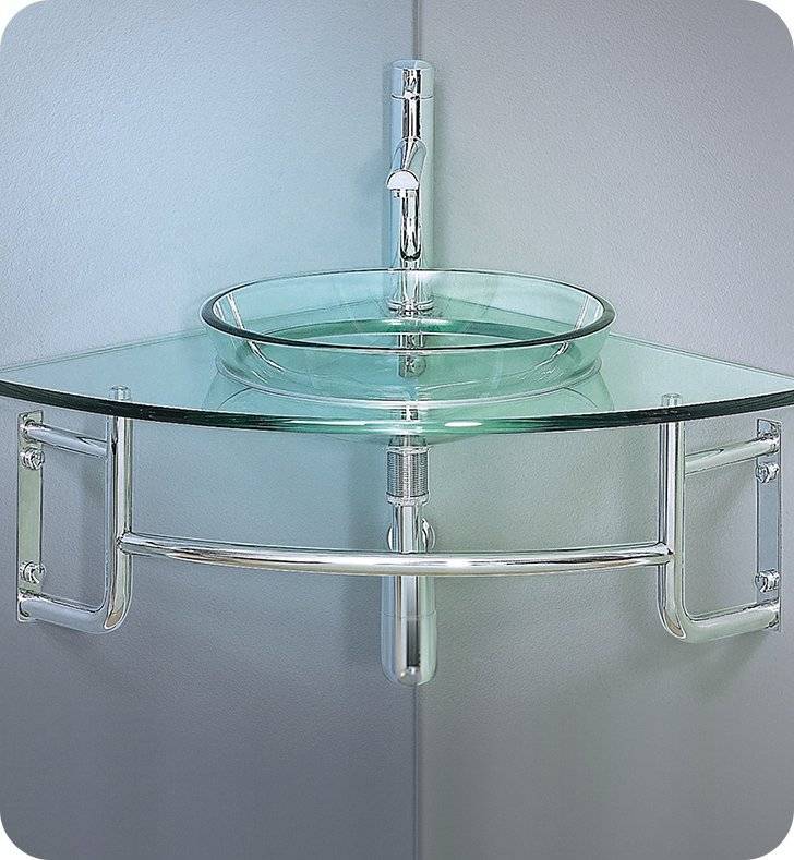 Стеклянная раковина для ванной - разновидности, обзор моделей