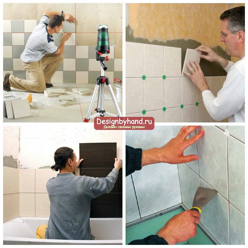 Как укладывать плитку в ванной на стены и на пол - видео рекомендации
