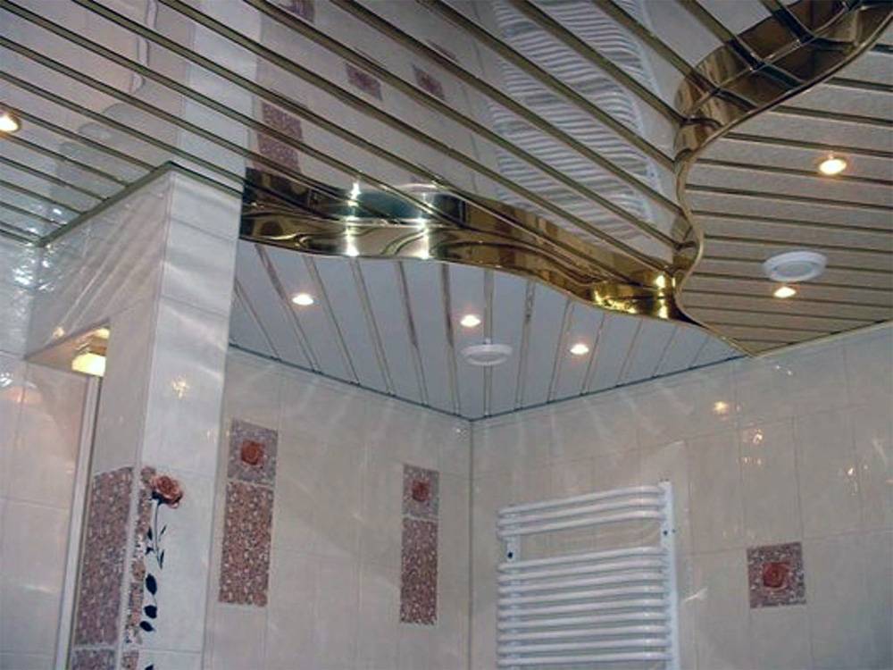Как сделать потолок в ванной своими руками