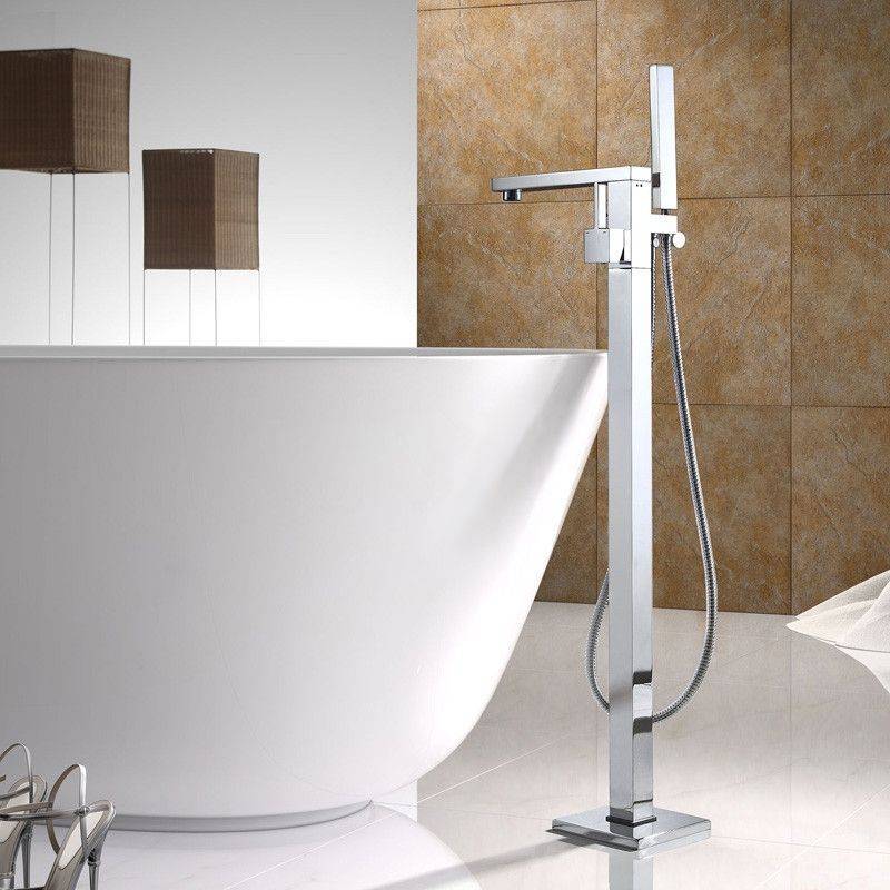 Высота смесителя в ванной от пола: стандартные значения