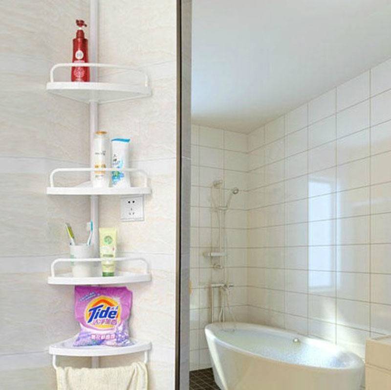 Полочка в ванной комнате: материал, способы крепления и монтаж