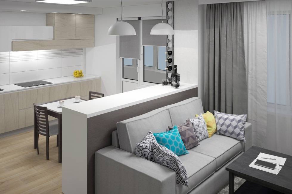 Дизайн типовой двухкомнатной квартиры - большой выбор стилей