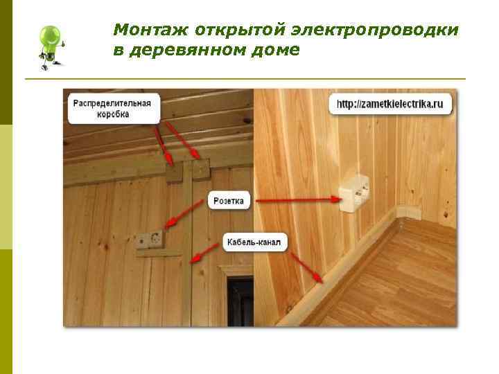 Как правильно проложить проводку в деревянном доме: инструкция +видео