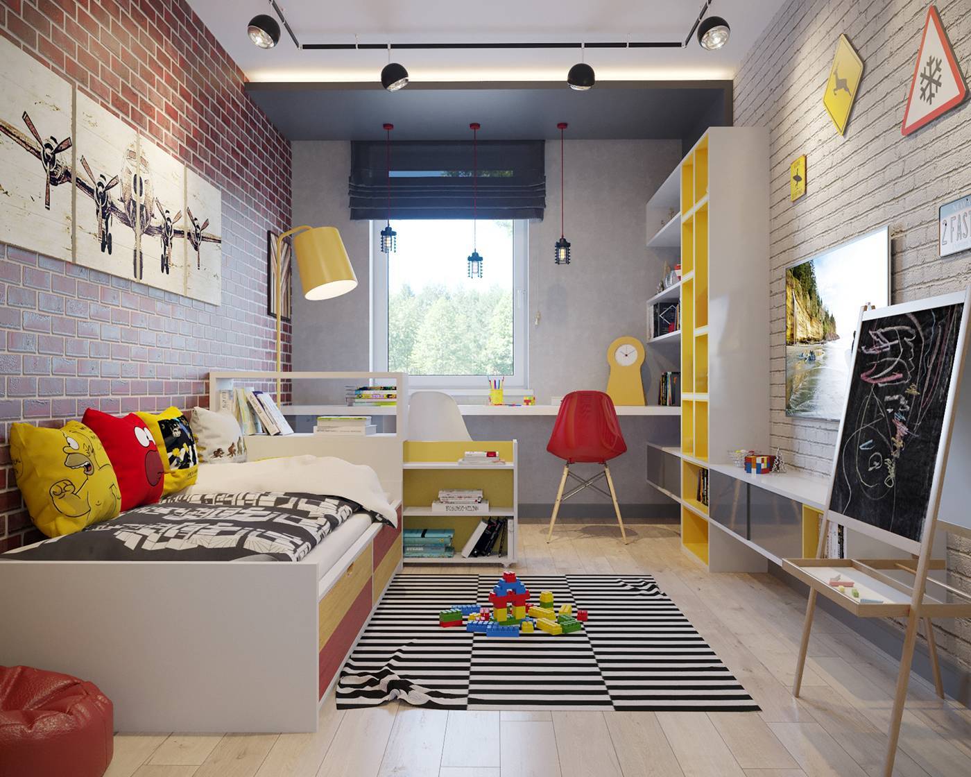 Комната для подростка: фото идеи дизайна интерьера для мальчиков и девочек