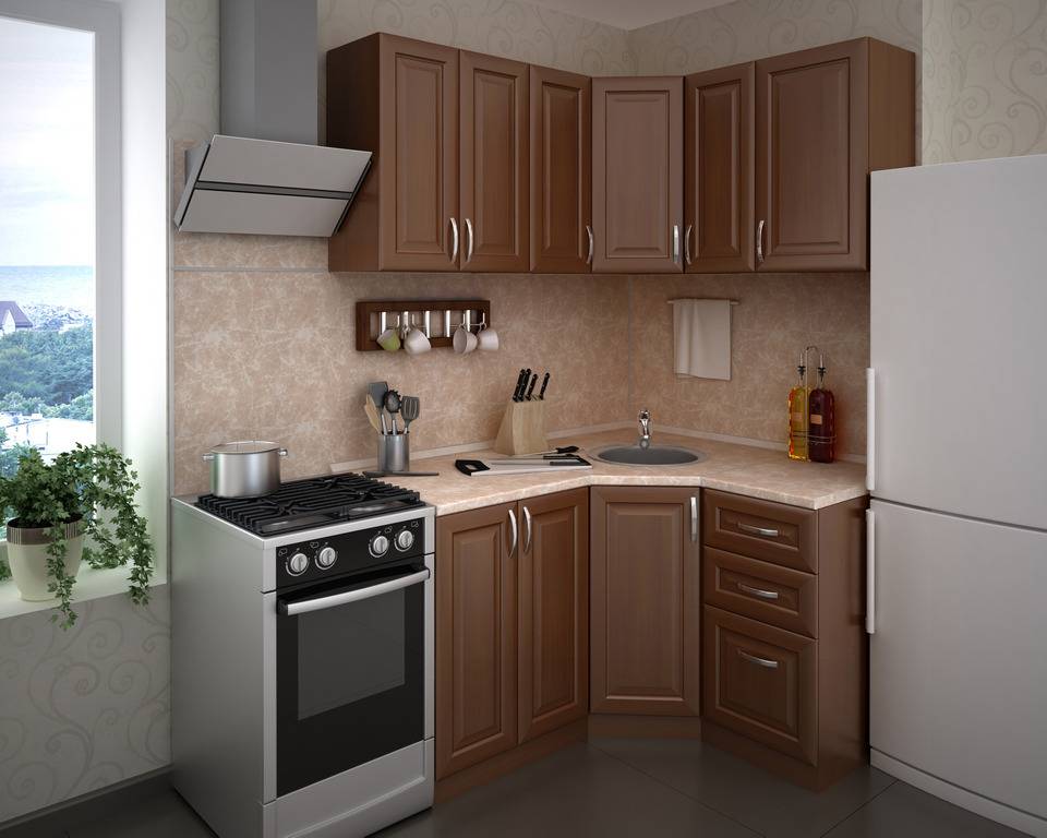 Угловые кухни — лучшие примеры использования кухонных углов и реальные варианты расположения гарнитуров (130 фото)