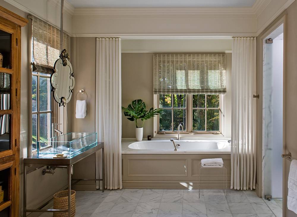 Ванная комната с окном - 86 фото как создать идеальный интерьер