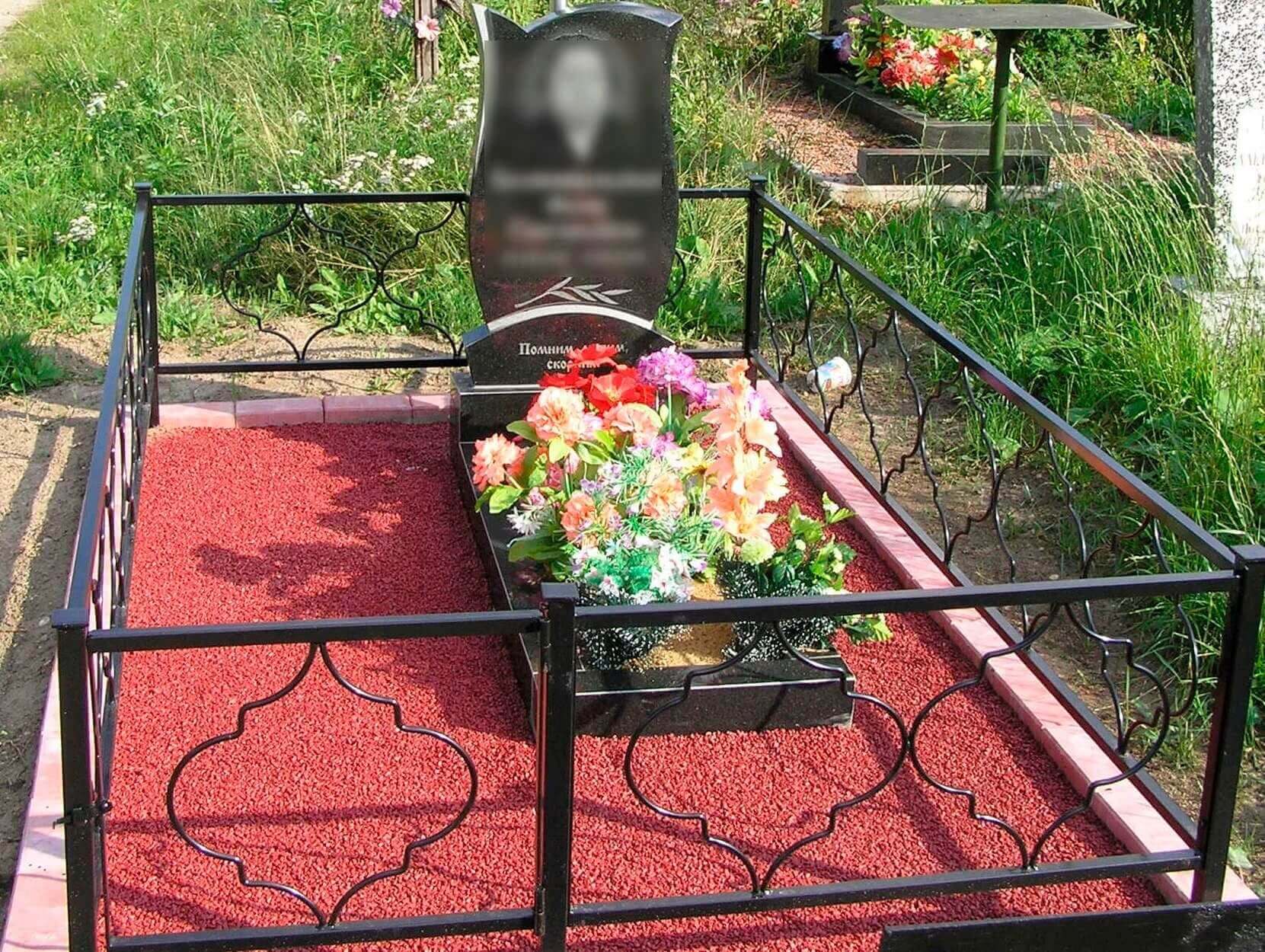 Благоустройство могилы на кладбище фото